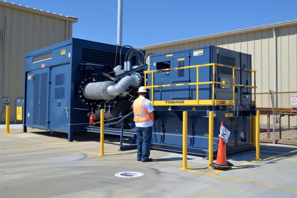 Industrial generator capacity calculation for factory electrical loads